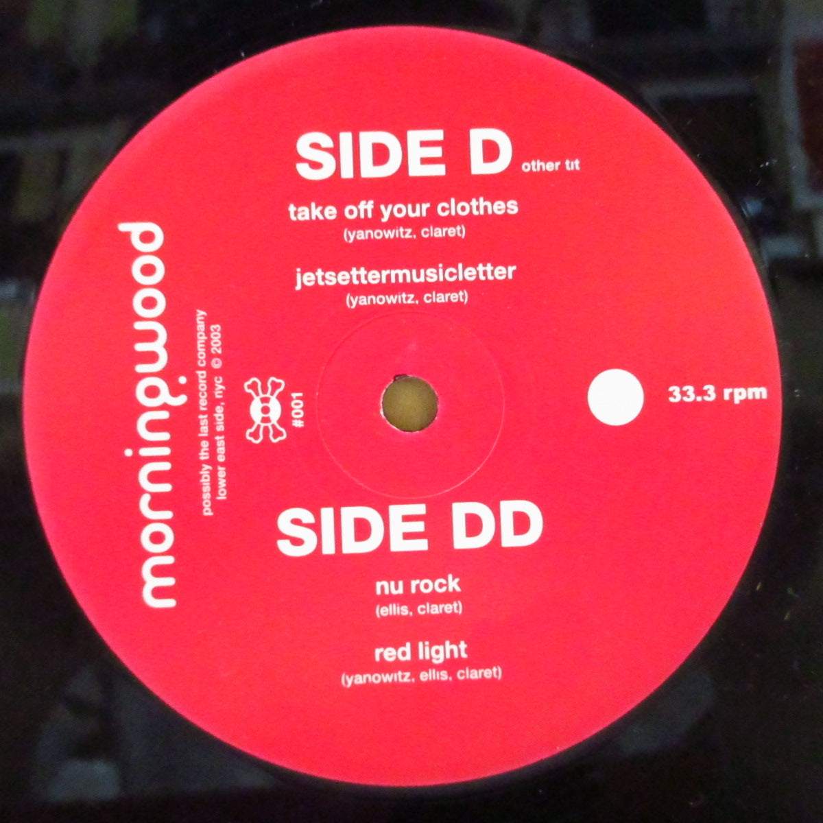 MORNINGWOOD (モーニングウッド) - It's Tits (US '03 オリジナル4曲入り 12インチ)