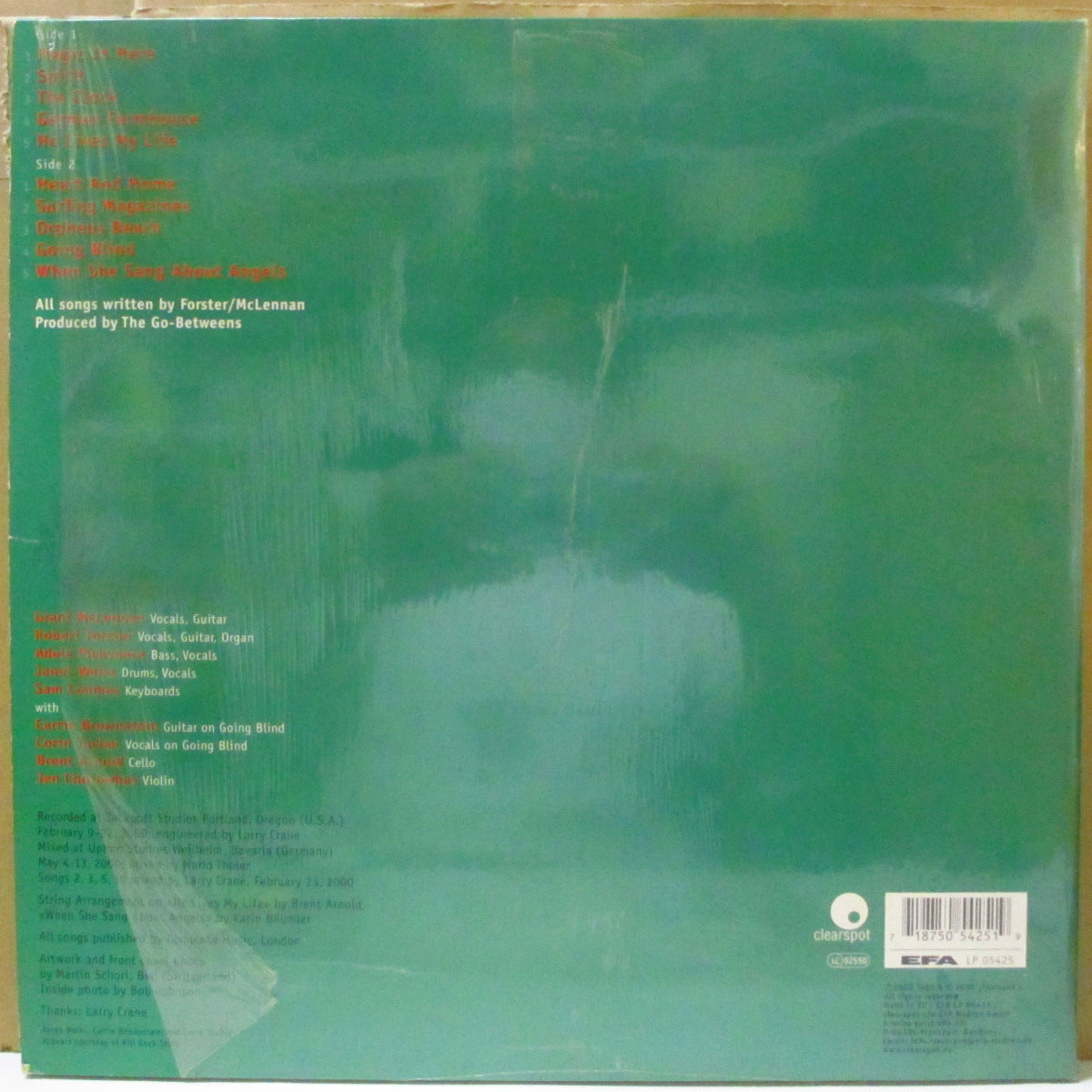 GO-BETWEENS, THE (ザ・ゴー・ビトウィーンズ) - The Friends Of Rachel Worth (German オリジナル180グラム重量 LP/裏ジャケ曲目が赤文字の見開きジャケバージョン) '00年7thアルバム