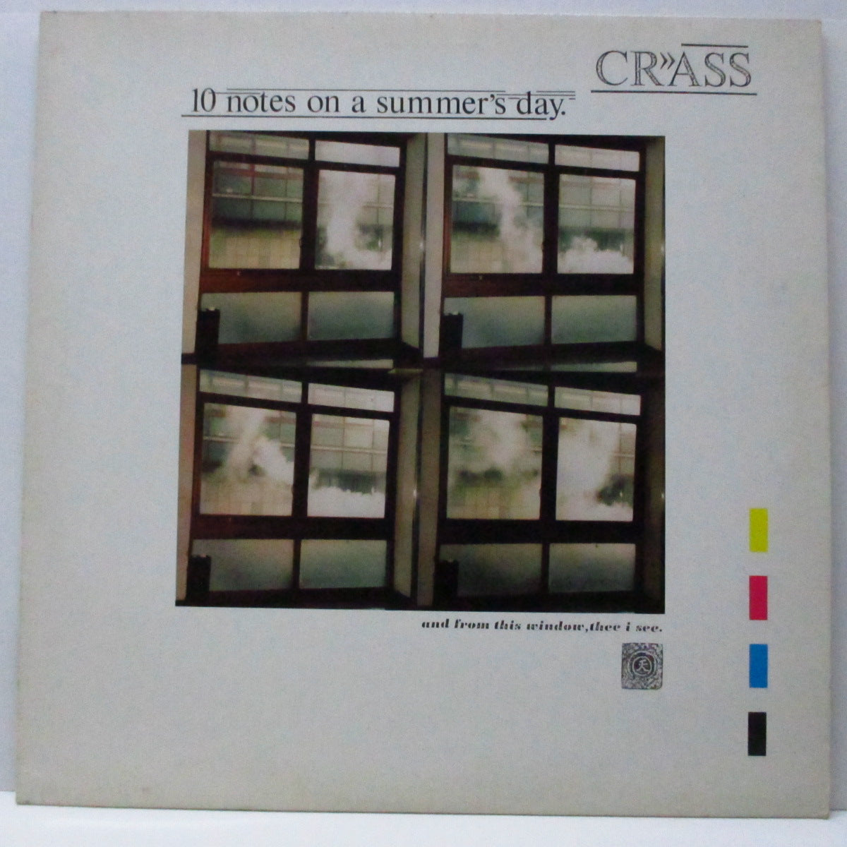 CRASS (クラス) - 10 Notes On A Summer's Day (UK オリジナル 12"+インナー)