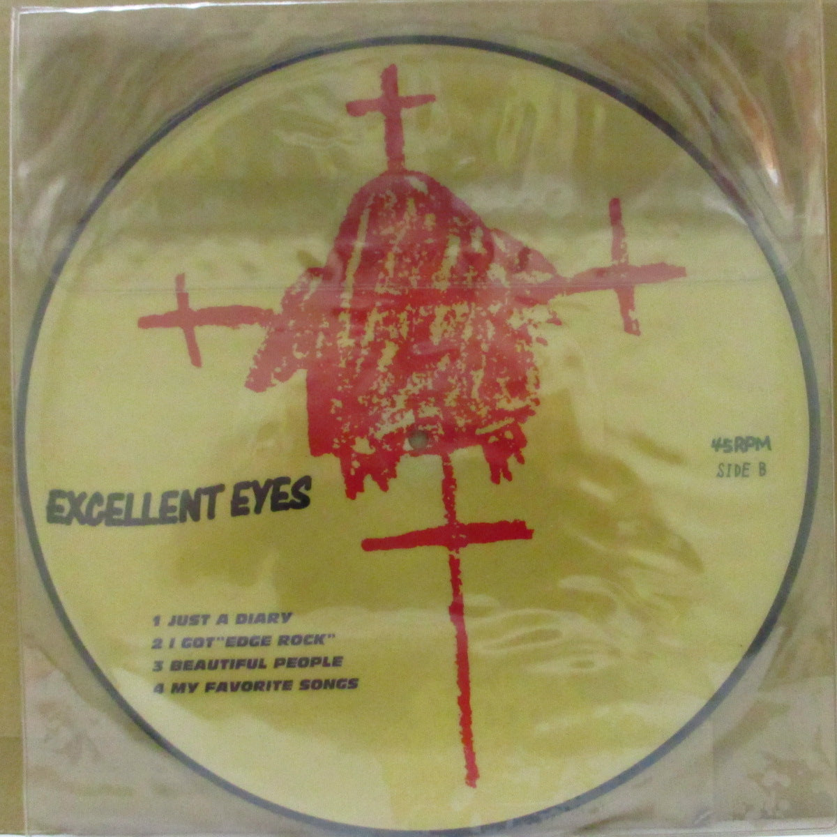 DUCK MISSILE (ダック・ミサイル) - Excellent Eyes (Japan 限定ピクチャー45回転 LP+PVC) '99年2ndアルバム