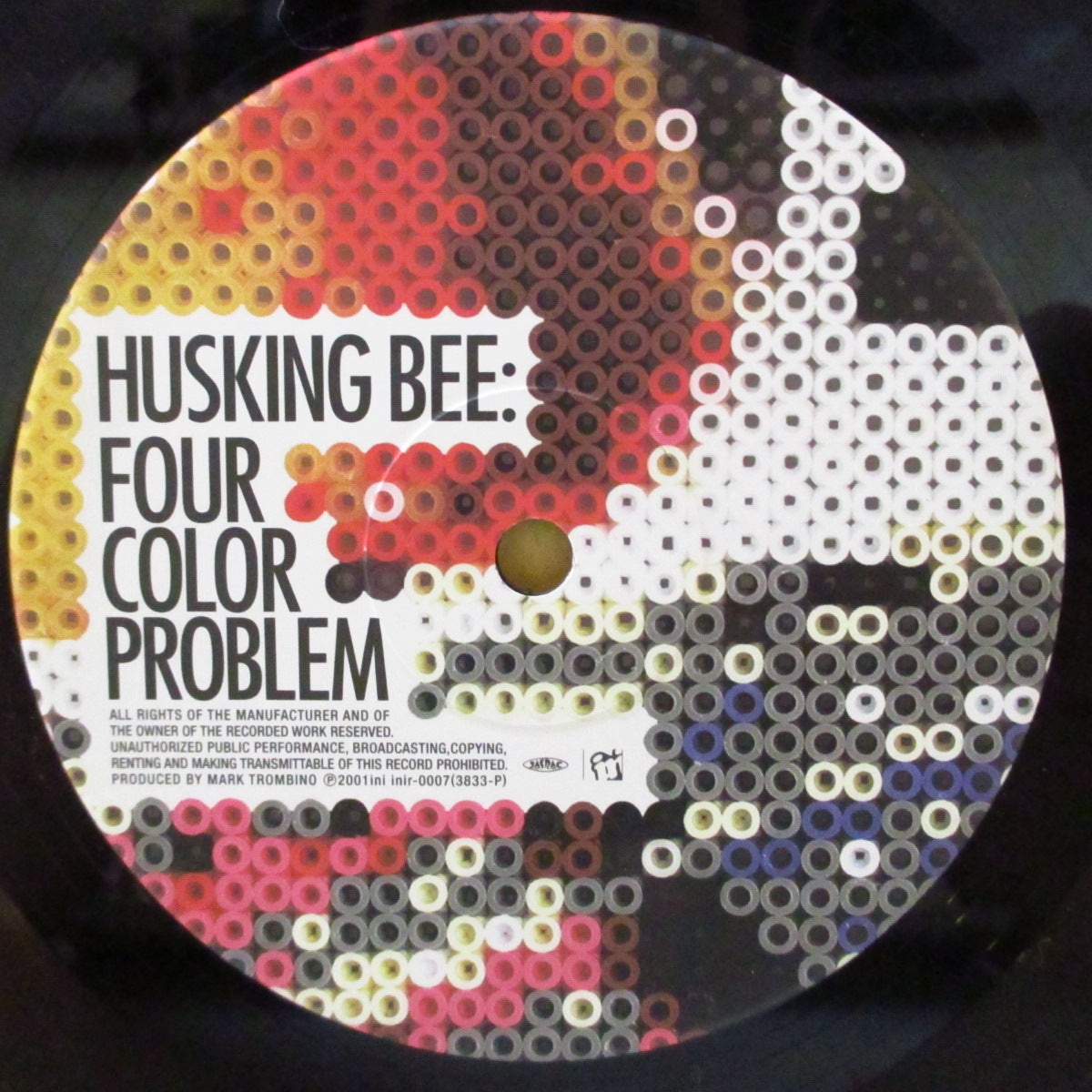 HUSKING BEE (ハスキング・ビー) - Four Color Problem (Japan オリジナル LP+ソフト紙インナー, インサート) '01年3rdアルバム