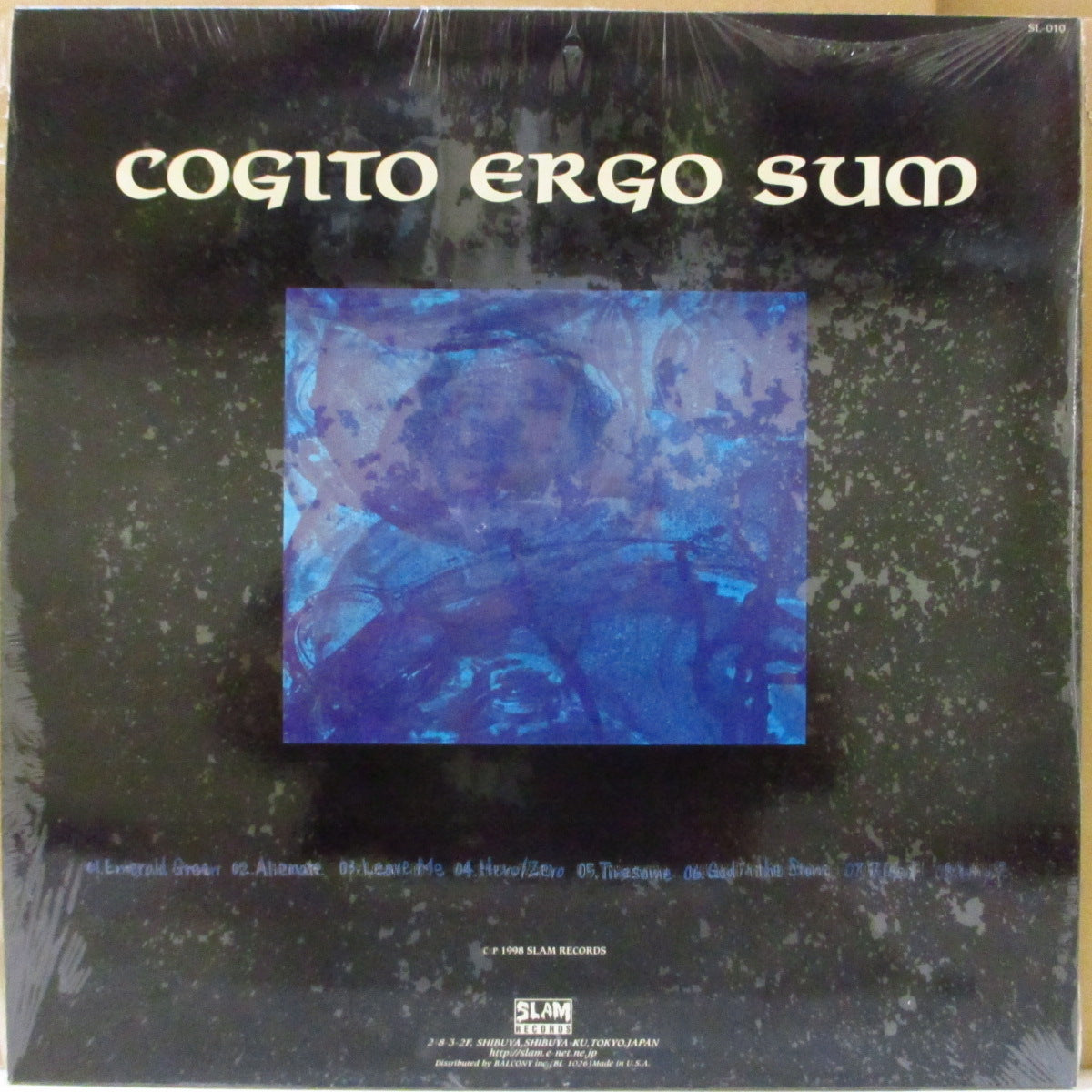 36.5℃ Bullet (サーティーシックス・ポイント・ファイブ・ブレット) - Cogito Ergo Sum (Japan オリジナル「青&白マーブル盤」 LP+ソフト紙インナー) '98年唯一のアルバム