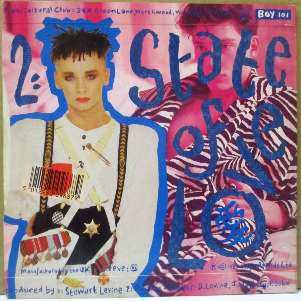 BOY GEORGE (ボーイ・ジョージ) - Keep Me In Mind (UK オリジナル 7インチ+光沢固紙ジャケ)