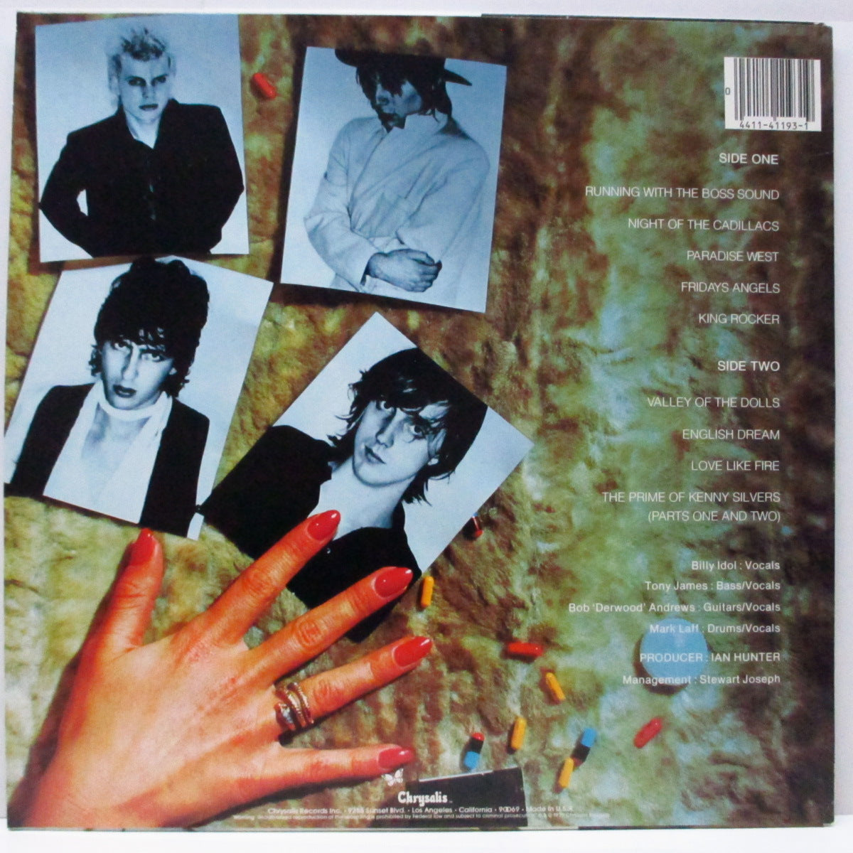 GENERATION X (ジェネレーション X) - Valley Of The Dolls (US '84 再発「白/青ラベ」LP/PV 41193) '79年セカンド!