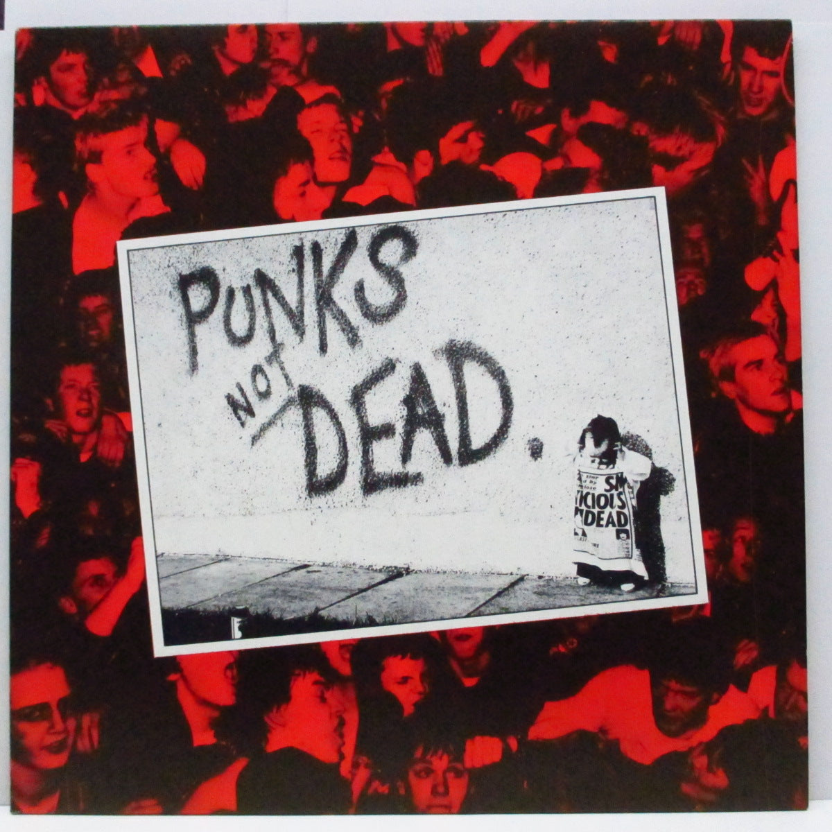 EXPLOITED, THE (ジ・エクスプロイテッド) - Punks Not Dead (Italy オリジナル「黄色ラベ」LP)