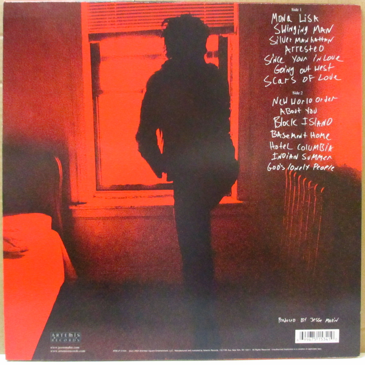 JESSE MALIN (ジェシー・マリン) - The Heat (US オリジナル LP+インサート) '04年2ndアルバム