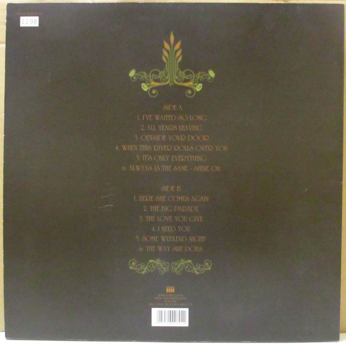 STANDS, THE (ザ・スタンズ) - All Years Leaving (EU 限定 LP+インナー/ナンバリング入り光沢ジャケ) '04年1stアルバム