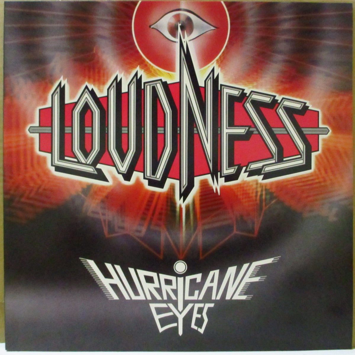 LOUDNESS (ラウドネス) - Hurricane Eyes (Japan オリジナル LP+インサート/帯欠) '87年7thアルバム