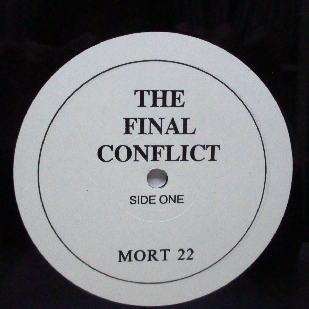 CONFLICT (コンフリクト) - Final Conflict / The War Of Words (UK オリジナル 12") B面アルバム未収録!