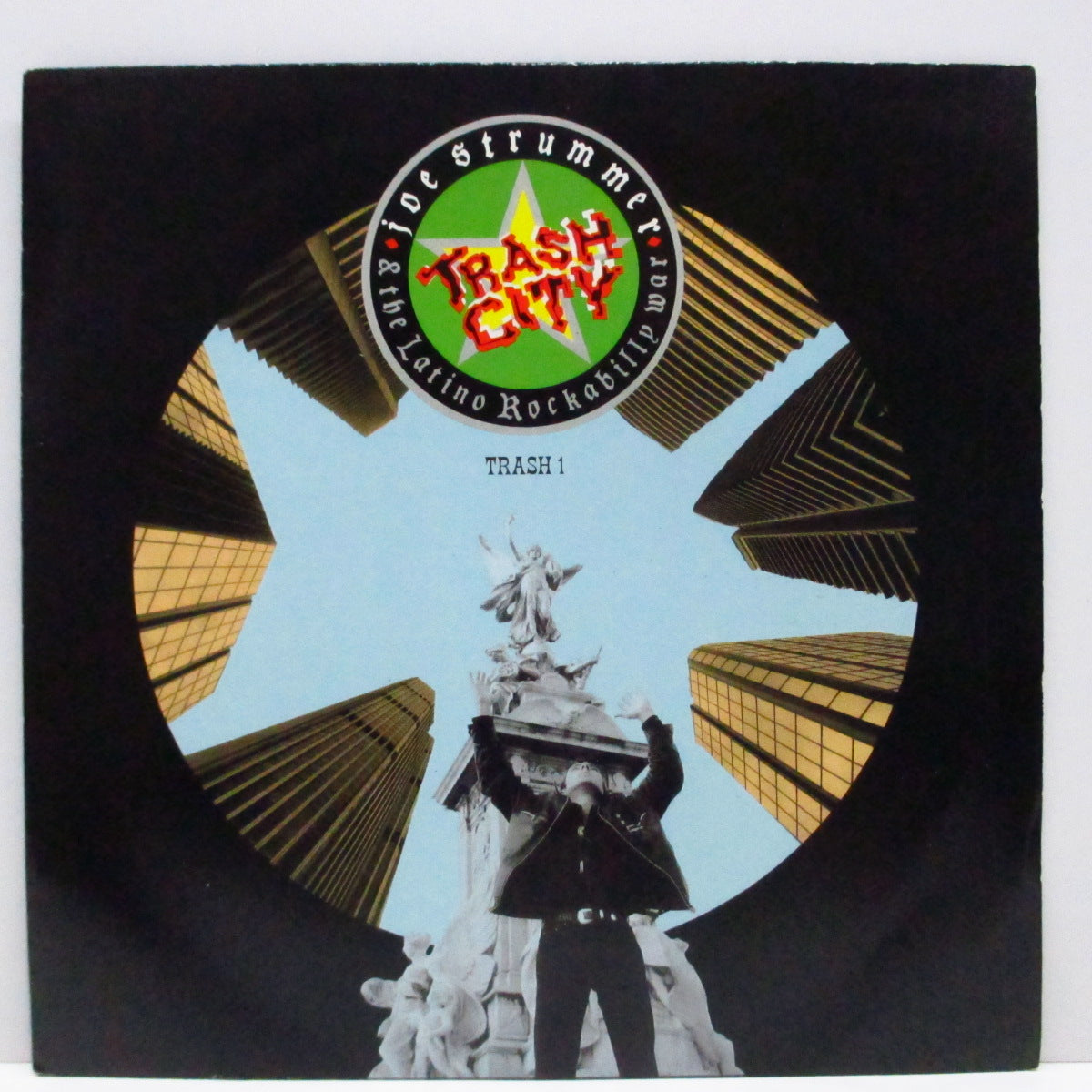 JOE STRUMMER & THE LATINO ROCKABILLYWAR (ジョー・ストラマー & ザ ・ラティーノ・ロカビリーウォー) - Trash City (UK オリジナル 7"+光沢固紙折り返しジャケ)