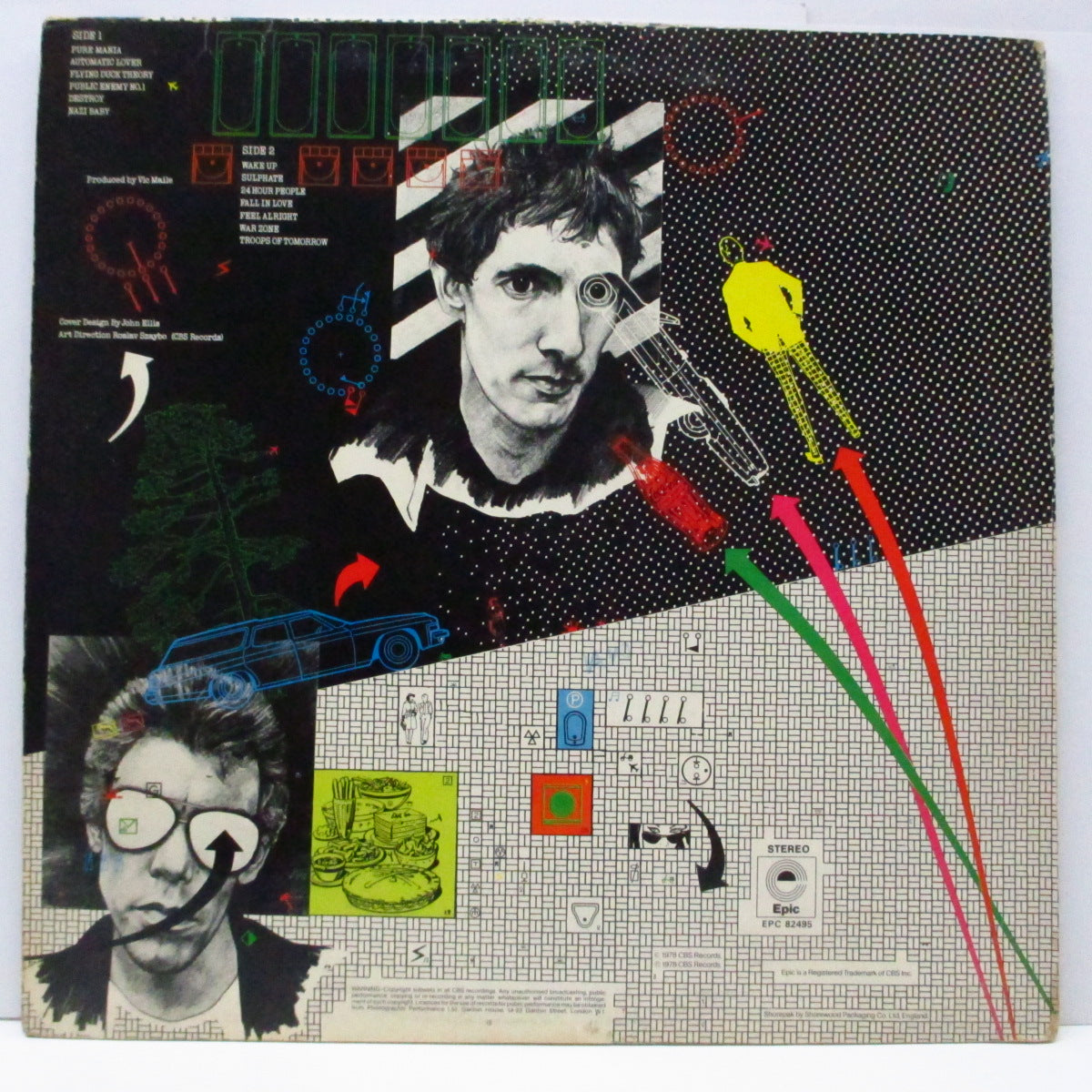 VIBRATORS, THE (ヴァイブレーターズ) - V2 (UK オリジナル「オレンジ」ラベ LP+インナー)'78年セカンド!