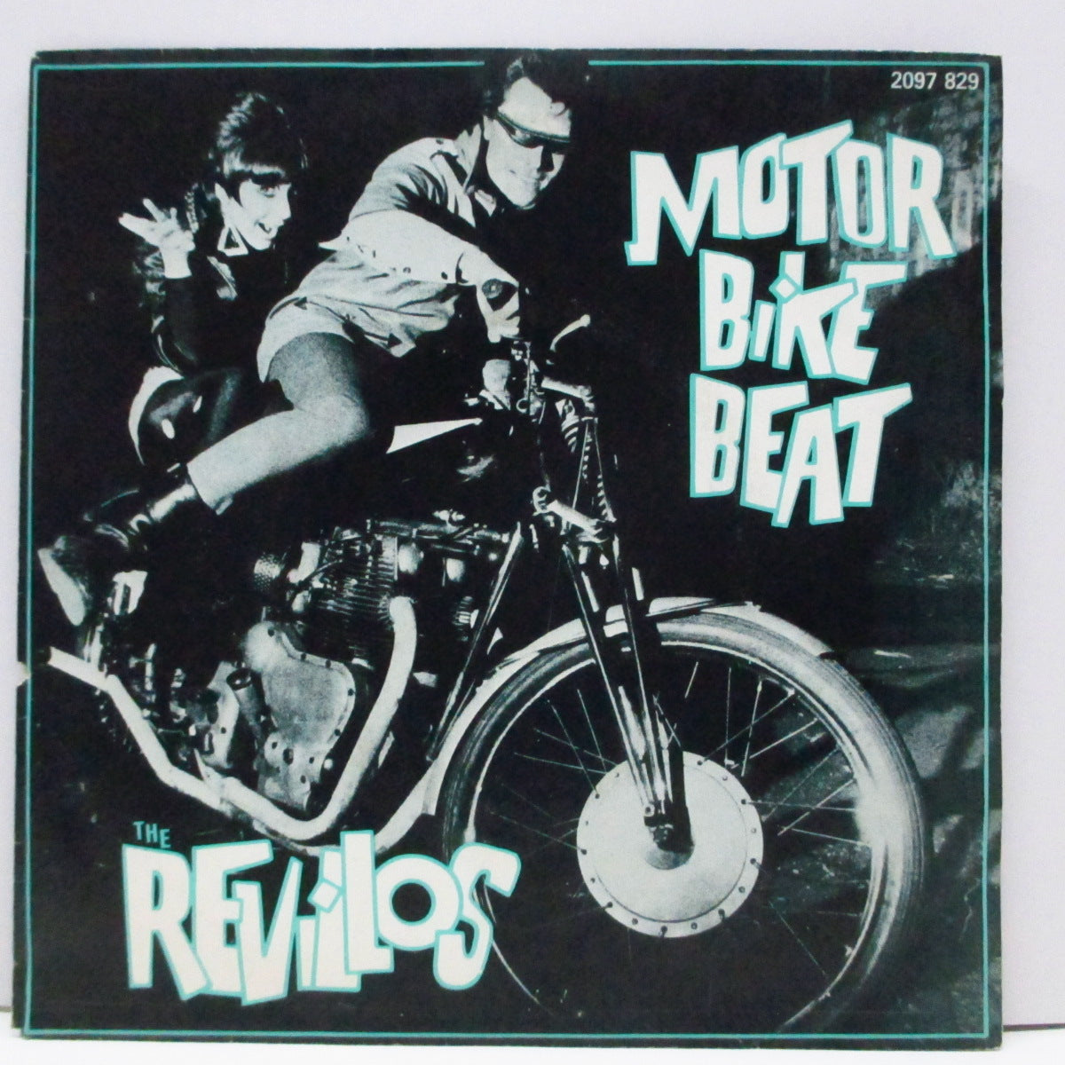 REVILLOS, THE (ザ ・レヴィロス) - Motor Bike Beat (France オリジナル 7"+光沢ソフト紙ジャケ)