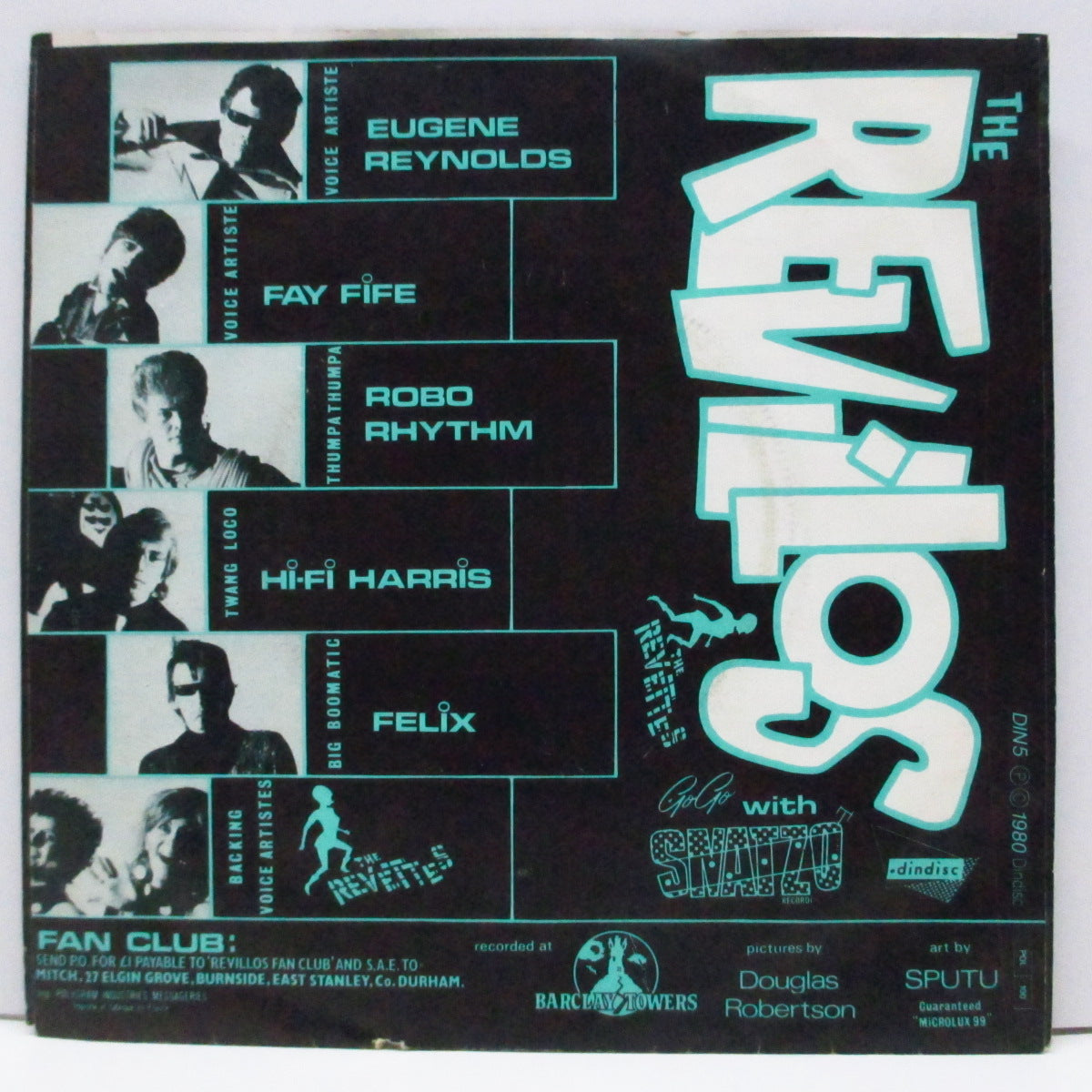 REVILLOS, THE (ザ ・レヴィロス) - Motor Bike Beat (France オリジナル 7"+光沢ソフト紙ジャケ)