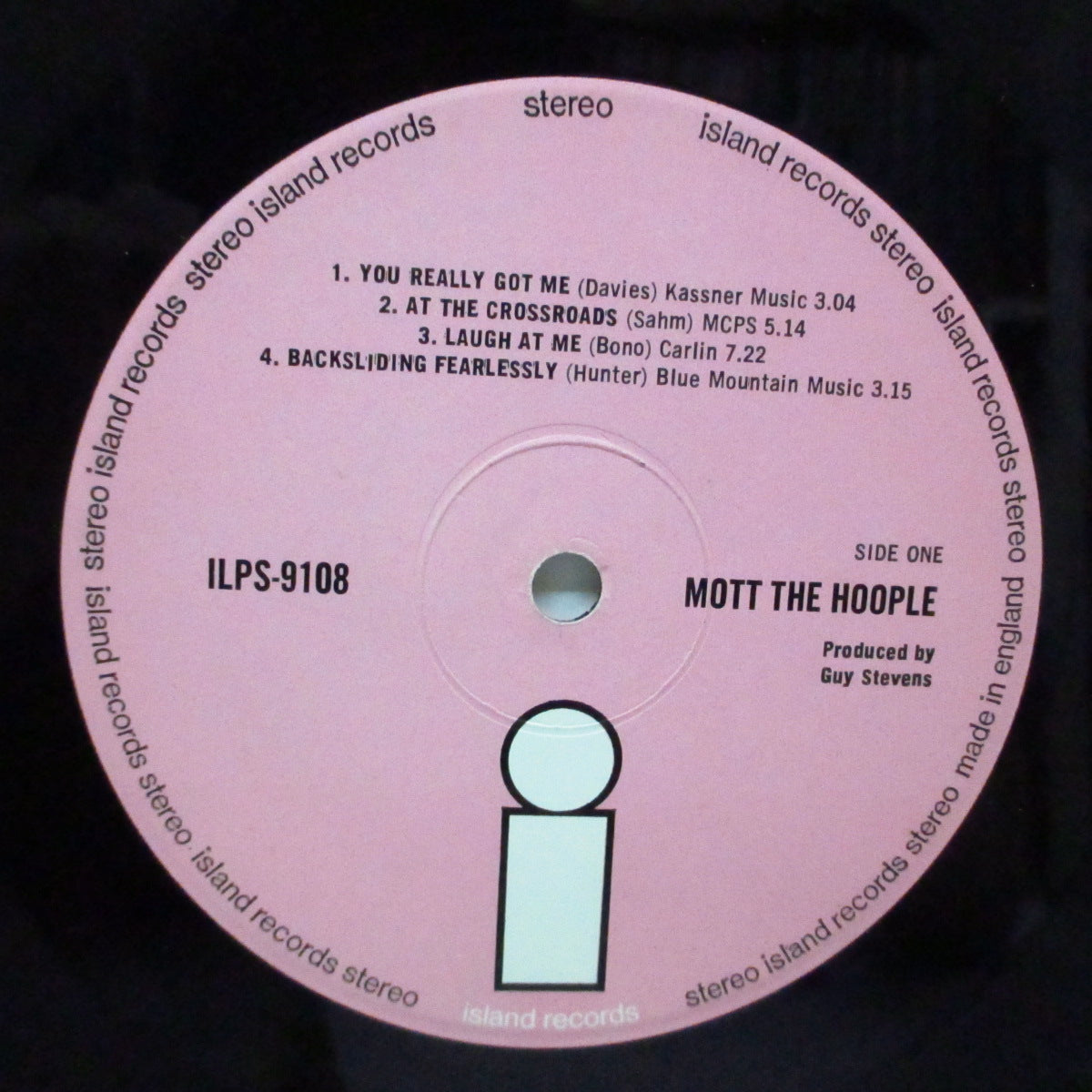 MOTT THE HOOPLE (モット・ザ・フープル) - Mott The Hoople (1st) (UK オリジナル「白 i ロゴ 、ピンクラベ」LP/光沢見開きジャケ) '70年ファースト!