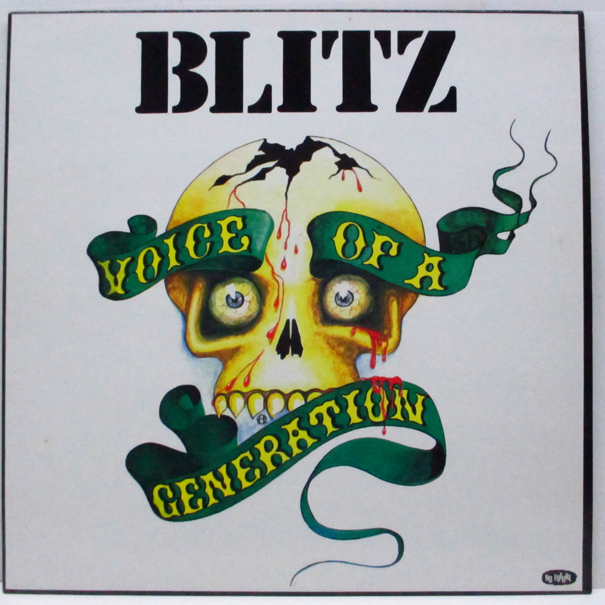 BLITZ (ブリッツ) - Voice Of A Generation (UK '89 再発「黄色ラベ」LP/バーコードジャケ)