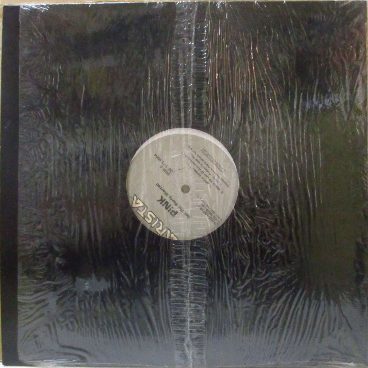 P!NK (ピンク) - Get The Party Started - Remixes (US '01 オリジナル4バージョン収録 12インチ/レアステッカー付きダイカットジャケ)