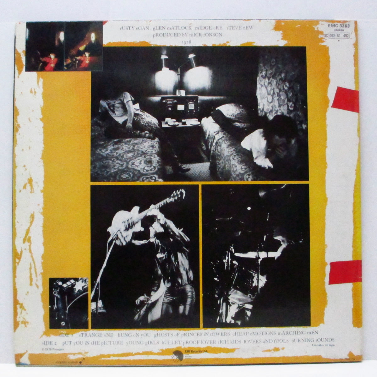 RICH KIDS (リッチ・キッズ) - Ghosts Of Princes In Towers (EU 00's リプロ再発 LP) '78年唯一アルバム!
