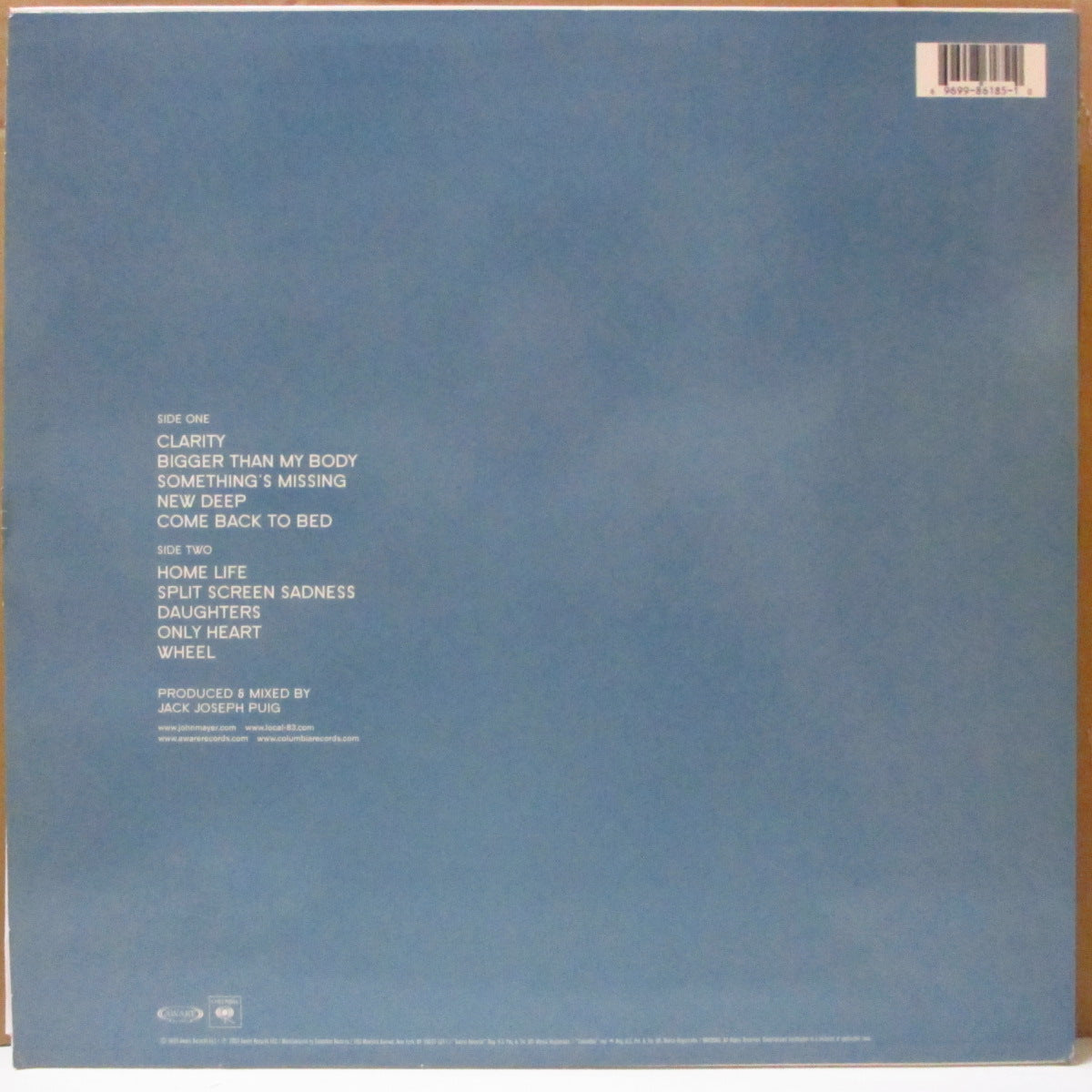 JOHN MAYER (ジョン・メイヤー) - Heavier Things (US オリジナル LP+ソフト紙インナー) '03年2ndアルバム