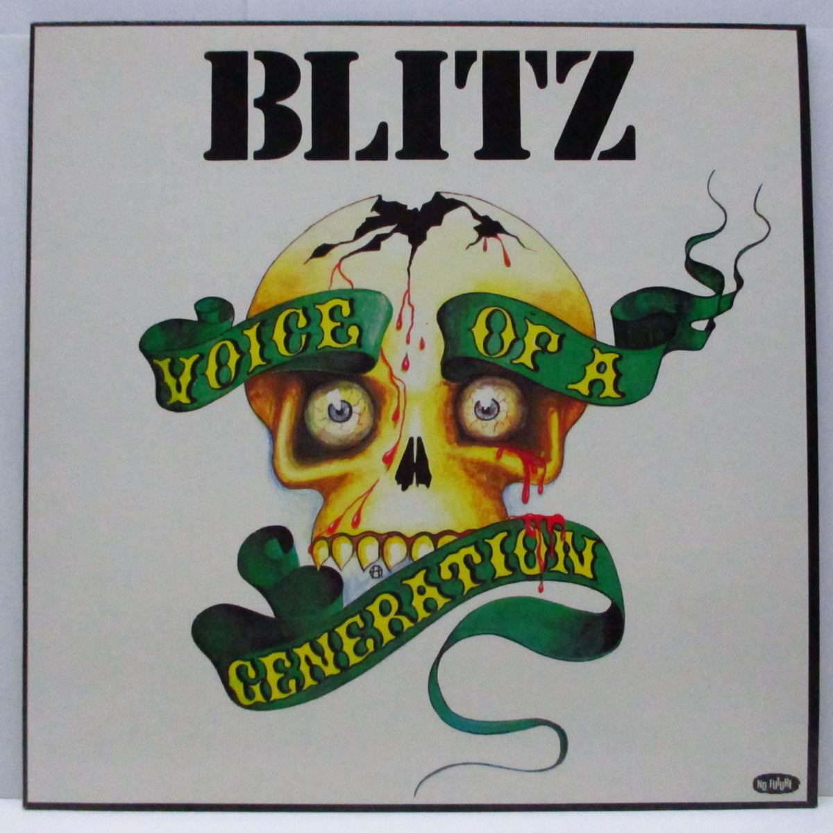 BLITZ (ブリッツ) - Voice Of A Generation (UK レイト80's 再発「白黒ラベ」LP/バーコードジャケ) 近年稀な美品 !