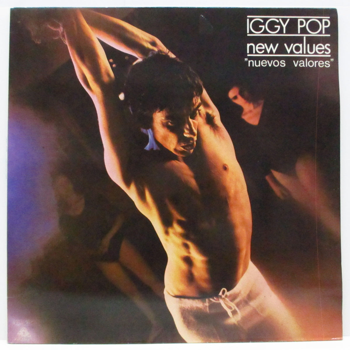 IGGY POP (イギー・ポップ) - New Values (Spain 80's再発「黒山ラベ」LP+見開ジャケ/I-201144)