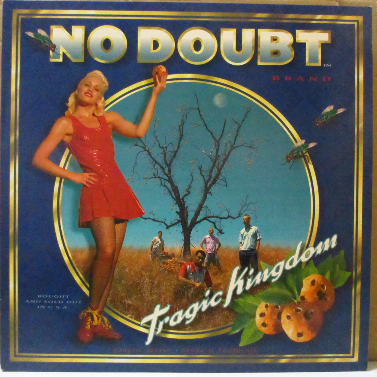 NO DOUBT (ノー・ダウト) - Tragic Kingdom (US 初回品番( 92580-1)「黒盤」オリジナル LP+インサート) '95年3rdアルバム