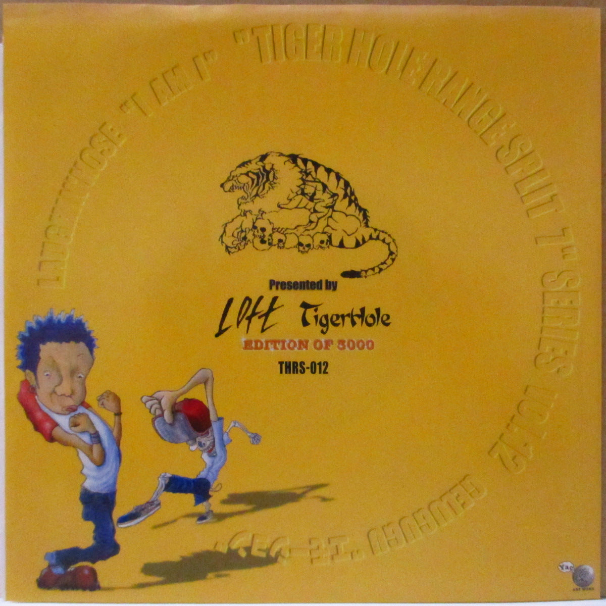 LAUGHIN’ NOSE / GELUGUGU (ラフィン・ノーズ / ゲルググ) - Split (Japan '01 オリジナル・スプリット 7インチ/光沢ソフト紙ジャケ)
