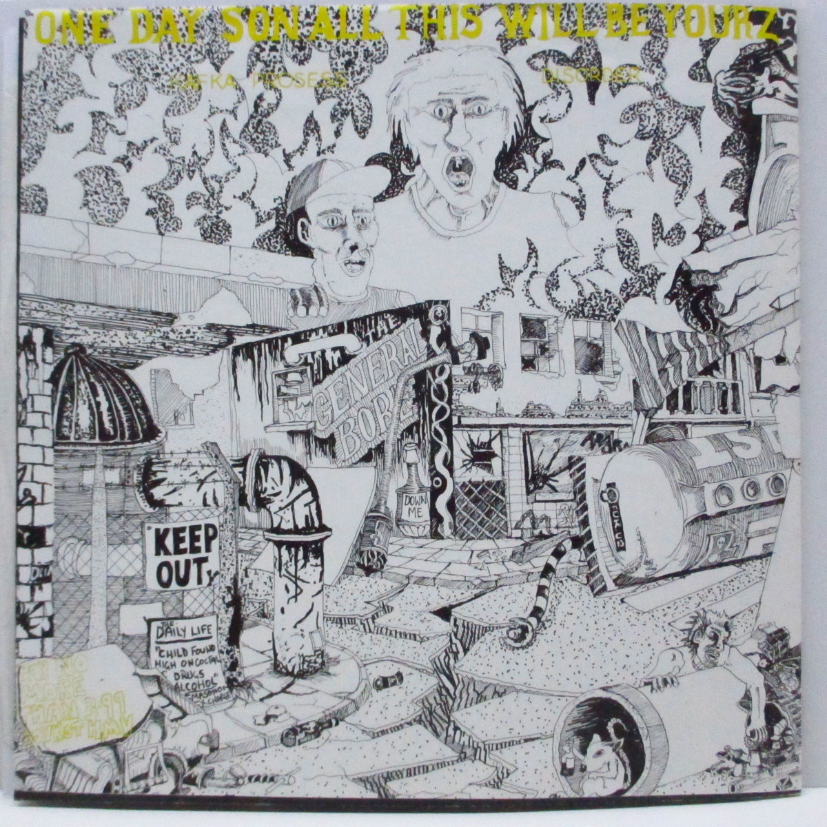 DISORDER / KAFKA PROSESS (ディスオーダー / カフカ・プロセス) - One Day Sonall This Will Be Yourz (UK オリジナル LP/ポスタージャケ)美品!