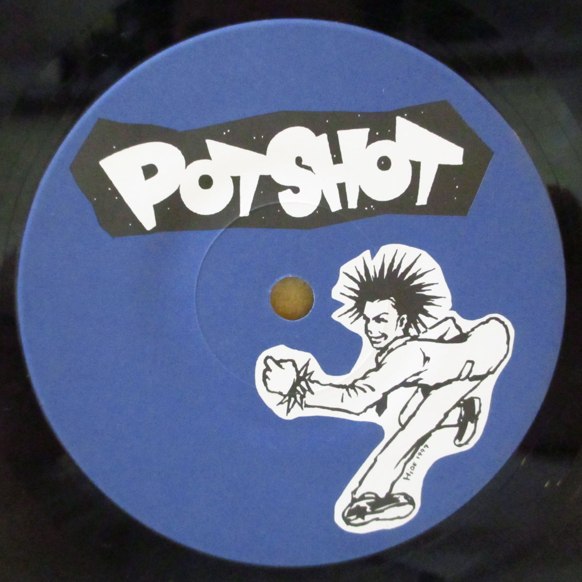 POTSHOT / B.O.B. ANIMALS (ポットショット / B.O.B. アニマルズ) - Split! (Japan '97 オリジナル4曲入り 7インチ/光沢ソフト紙ジャケ)