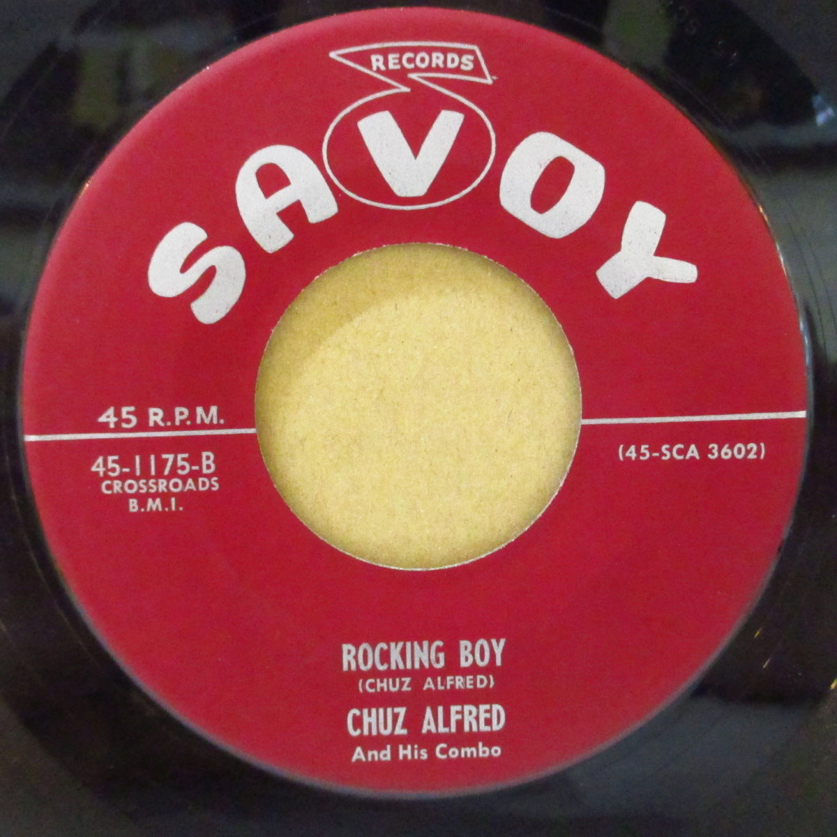 CHUZ ALFRED & His Combo (チャズ・アルフレッド) - Rocking Boy / Rock Along (US '55 オリジナル 7インチ)両面ロッキン・ジャンプ・R&Bインスト