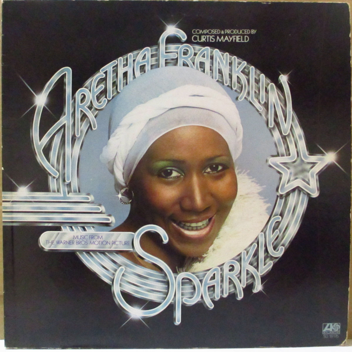 ARETHA FRANKLIN (アレサ・フランクリン) - Sparkle (US '76 オリジナル・ステレオ LP)カーティス メイフィールド作曲・プロデュース・サントラ!