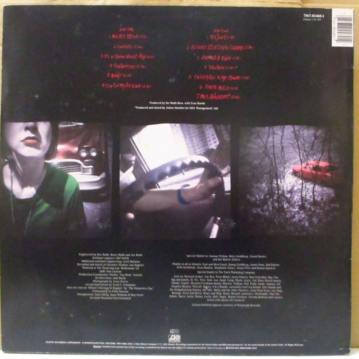 LEMONHEADS (レモンヘッズ) - It's A Shame About Ray (EU '92 2ndプレス LP/インナー欠) '92年5thアルバム