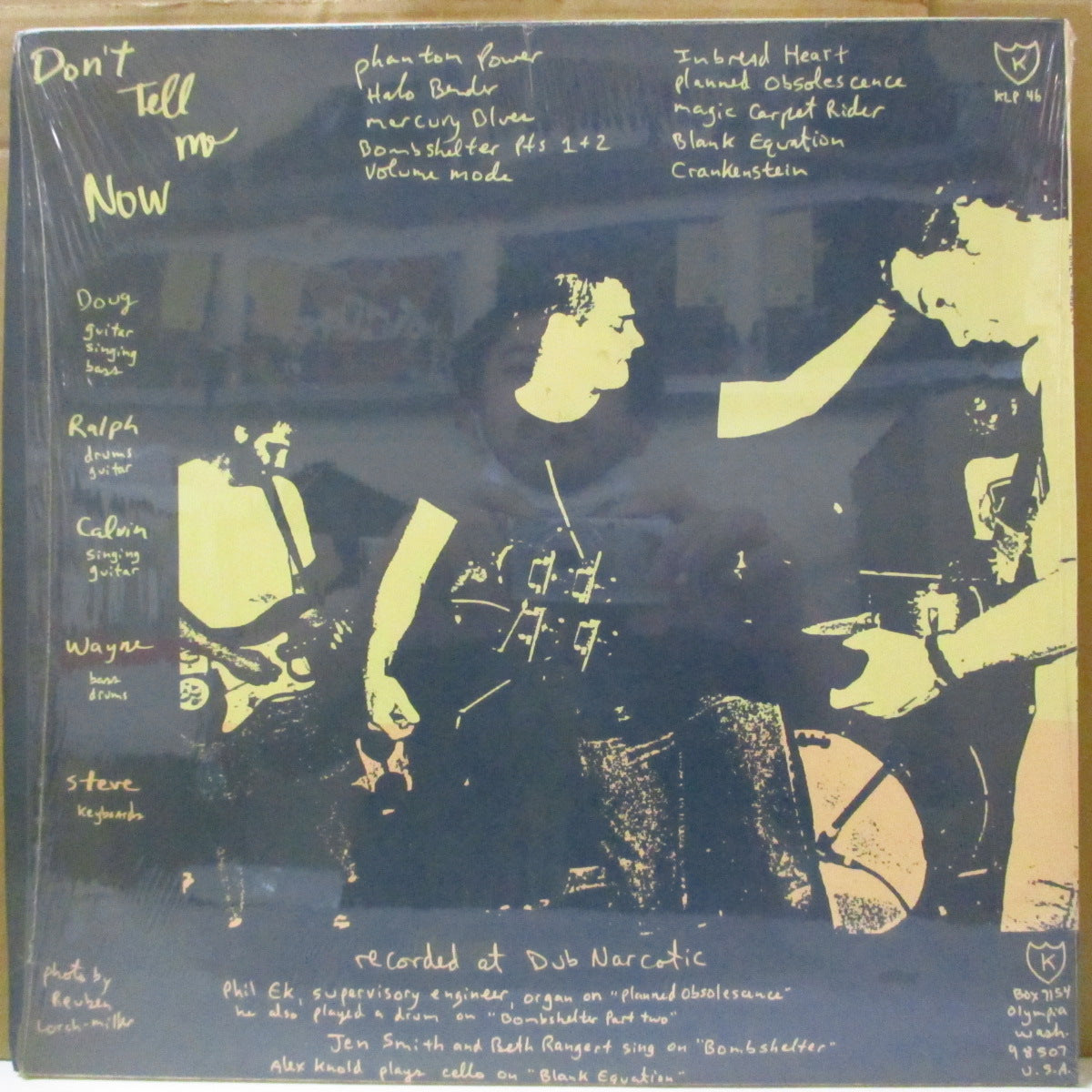 HALO BENDERS, THE (ザ・ヘイロー・ベンダーズ) - Don't Tell Me Now (US オリジナル LP) '96年2ndアルバム