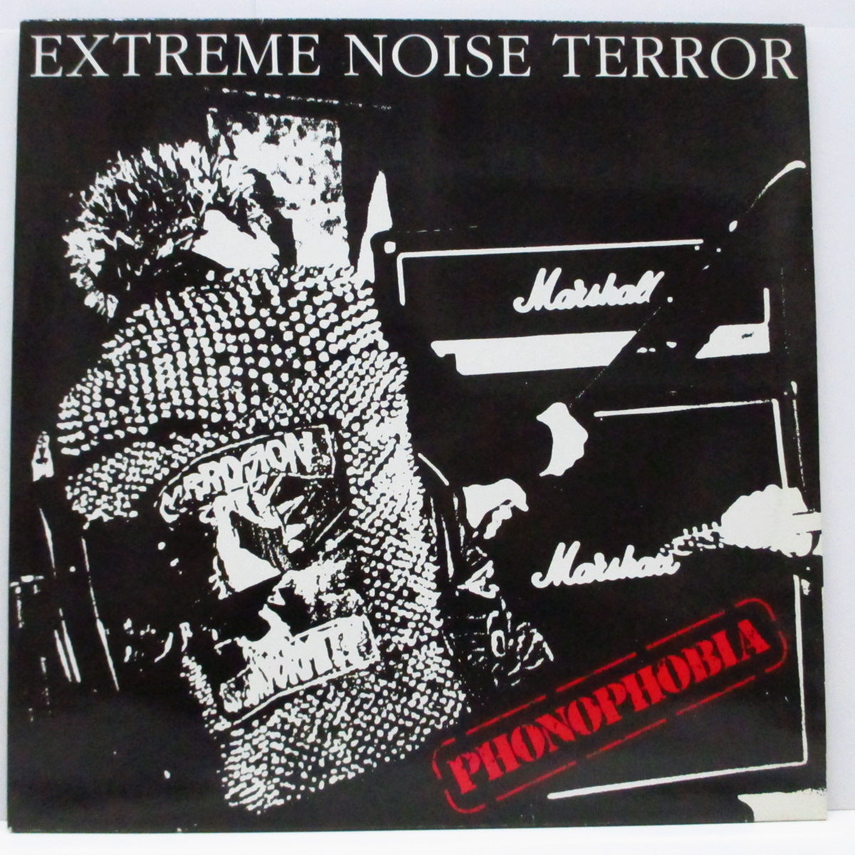EXTREME NOISE TERROR (エクストリーム・ノイズ・テラー) - Phonophobia (UK 1250枚限定「ブラックヴァイナル」12") 8曲入りミニLP !