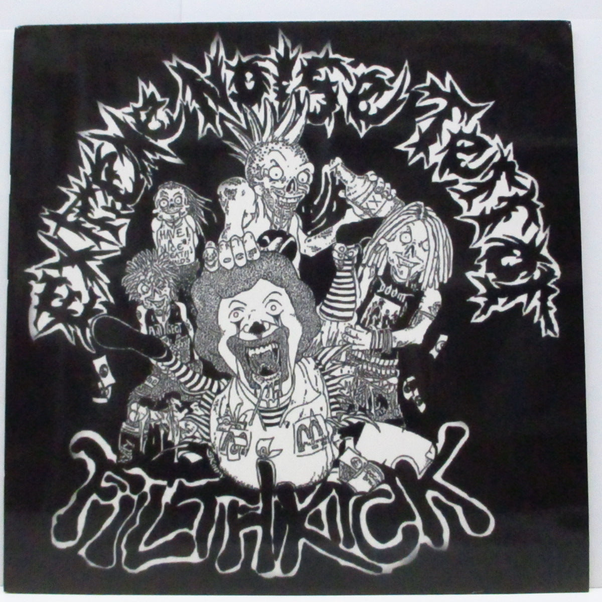 EXTREME NOISE TERROR / FILTH KICK (エクストリーム・ノイズ・テラー / フィルス・キック) - In It For Life (Sweden '99 再発「ブラックヴァイナル」LP+インサート/DISTLP55)