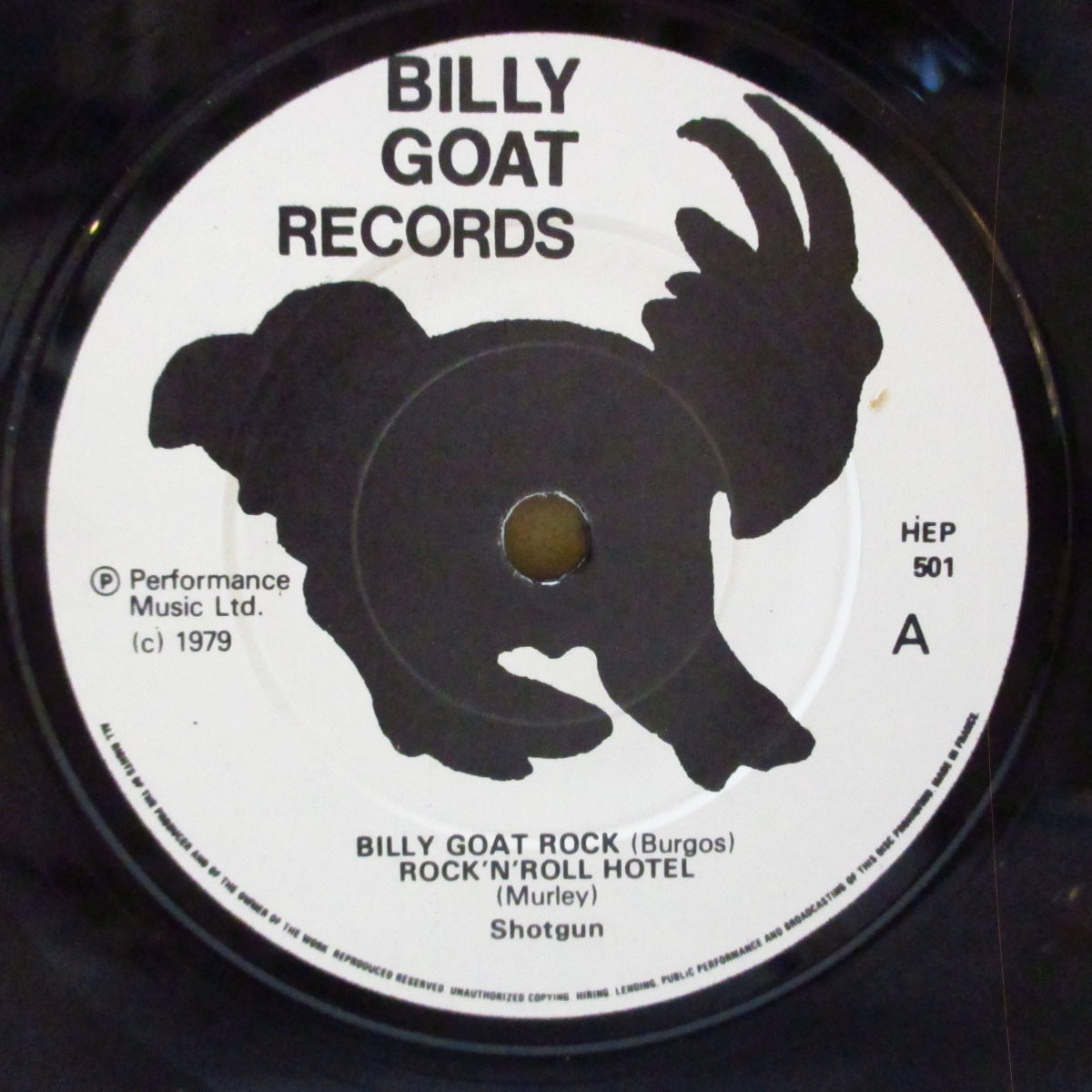 SHOTGUN (ショットガン) - Grey Coat Boy +3 (UK オリジナル 7インチ+マット・ソフト紙ジャケ)