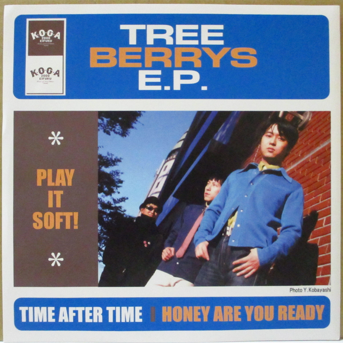 TREEBERRYS (ツリーベリーズ) - Time After Time EP (Japan '00 オリジナル・モノラル 7インチ/光沢ソフト紙ジャケ)