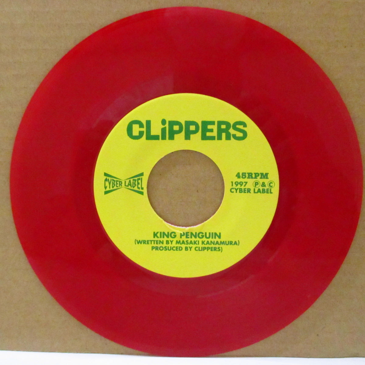 MIGHTY CLIPPERS (CLIPPERS) (マイティ・クリッパーズ) - Authentic Ska! (Japan '97 限定「赤盤」 7インチ/光沢固紙ジャケ)