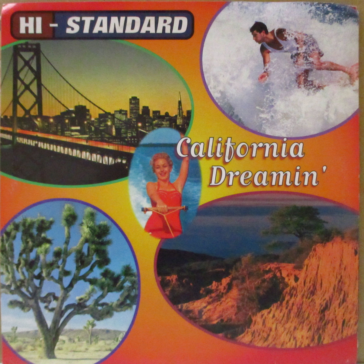 Hi-STANDARD (ハイ・スタンダード) - California Dreamin' (US '96 オリジナル3曲入り 7インチ/光沢固紙ジャケ)