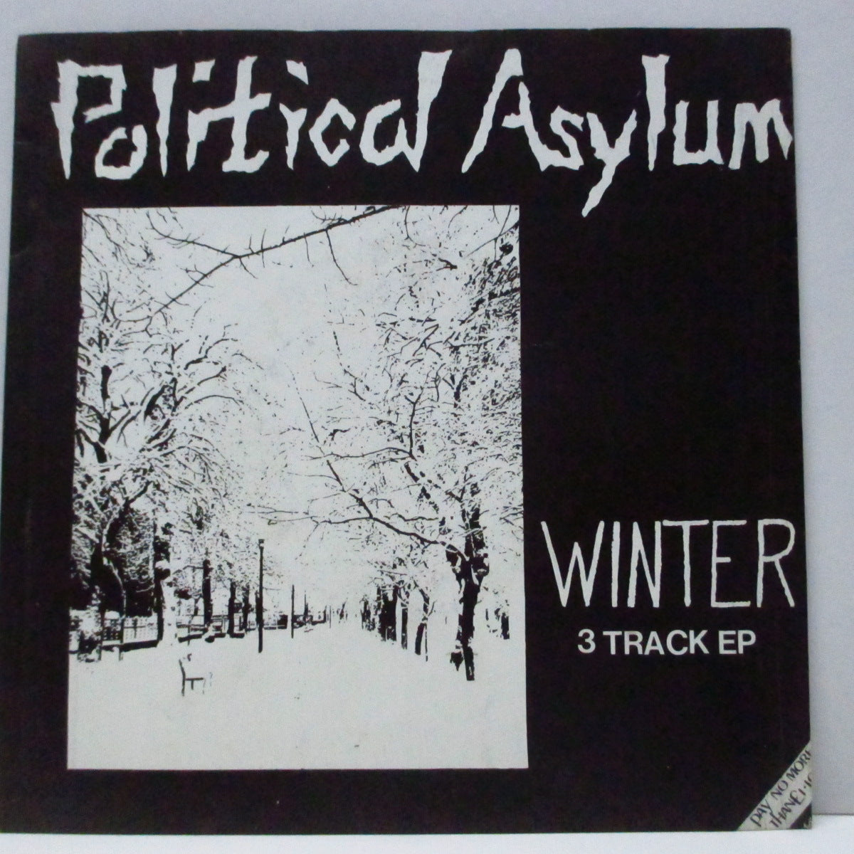 POLITICAL ASYLUM (ポリティカル・アサイラム) - Winter (UK オリジナル 7"/光沢固紙ジャケ) '85年ファースト!