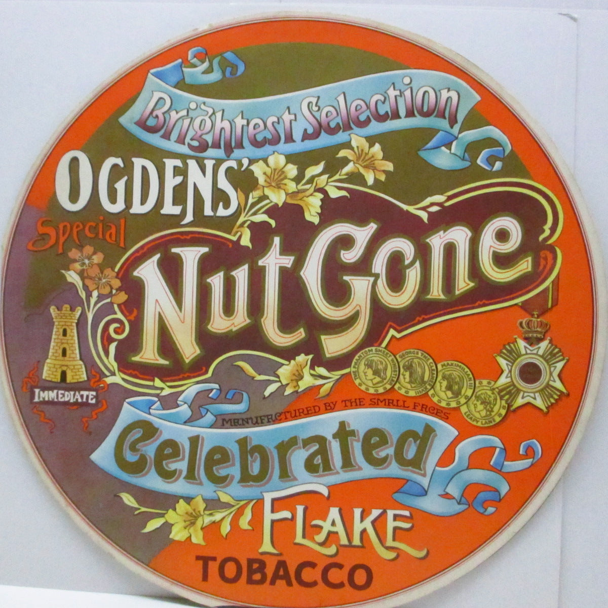 SMALL FACES (スモール・フェイセス) - Ogden's Nut Gone Flake (UK '80 再発 LP+5面見開き円形ジャケ/ V2159) '68年サードアルバム!