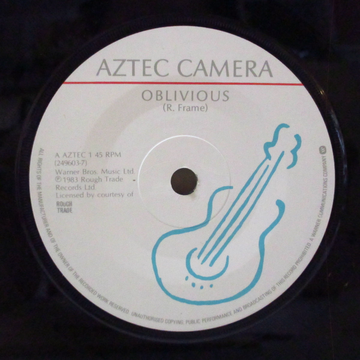 AZTEC CAMERA (アズテック・カメラ) - Oblivious (UK 限定再発 2x7インチ/レアステッカー付きナンバリング入りマット見開きジャケ)