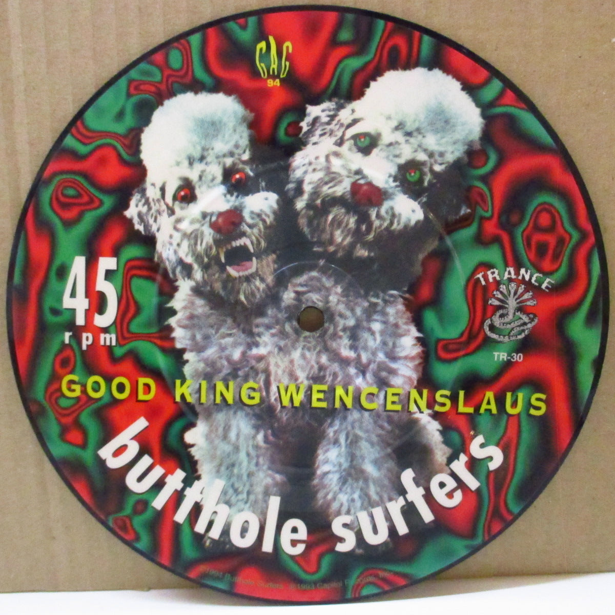 BUTTHOLE SURFERS (バットホール・サーファーズ) - Good King Wencenslaus (US 限定ピクチャー 7インチ+PVC)