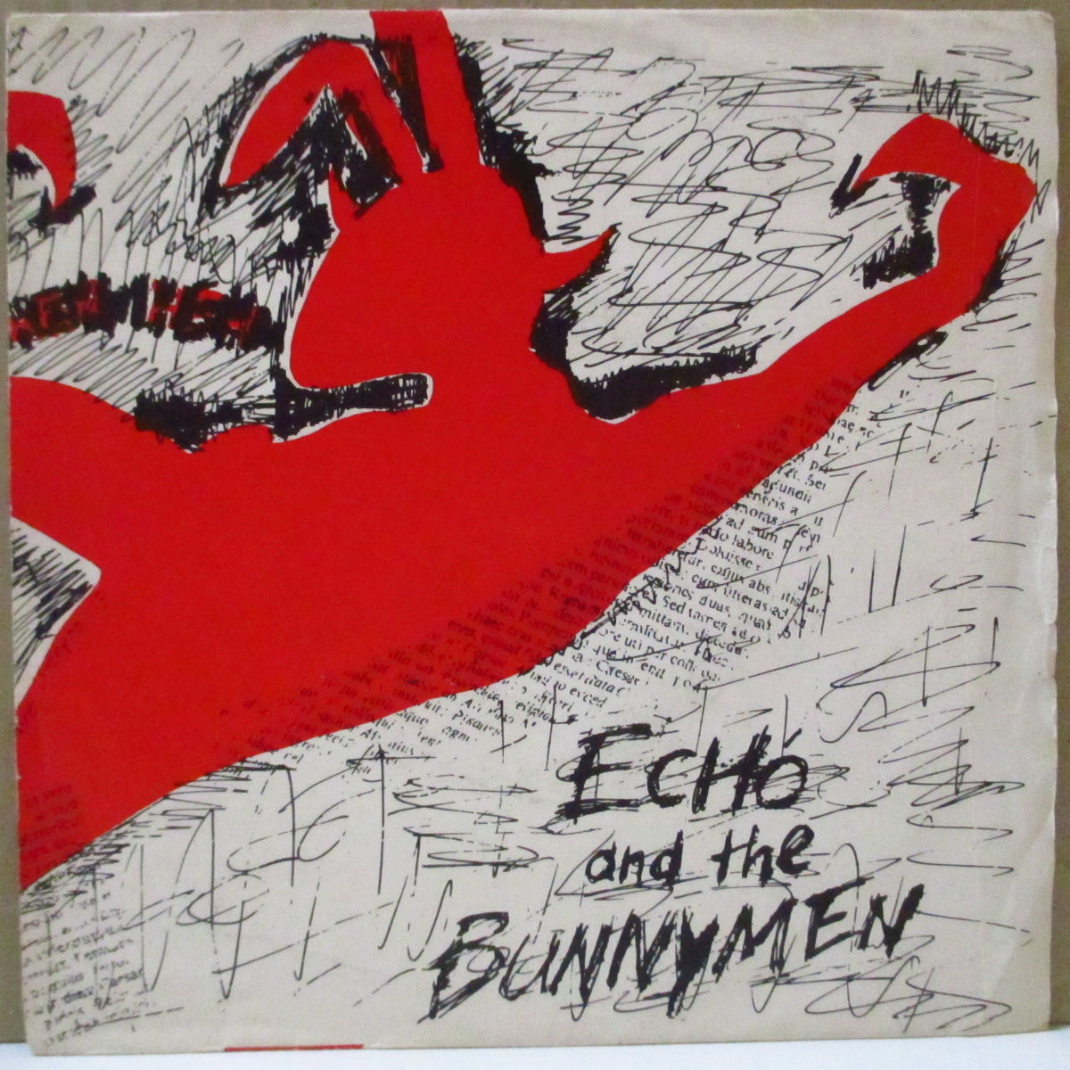 ECHO & THE BUNNYMEN (エコー&ザ・バニーメン) - The Pictures On My Wall (UK 初回「緑テキスト・グレイラベ」オリジナル7インチ+光沢ソフト紙ジャケ)
