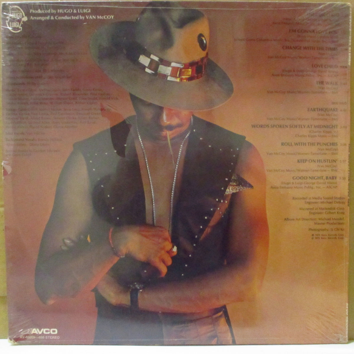 VAN McCOY (ヴァン・マッコイ) - The Disco Kid (US '75 オリジナル・ステレオ LP/未開封新品廃盤デッドストック品) 「ザ・ハッスル」フォローアルバム