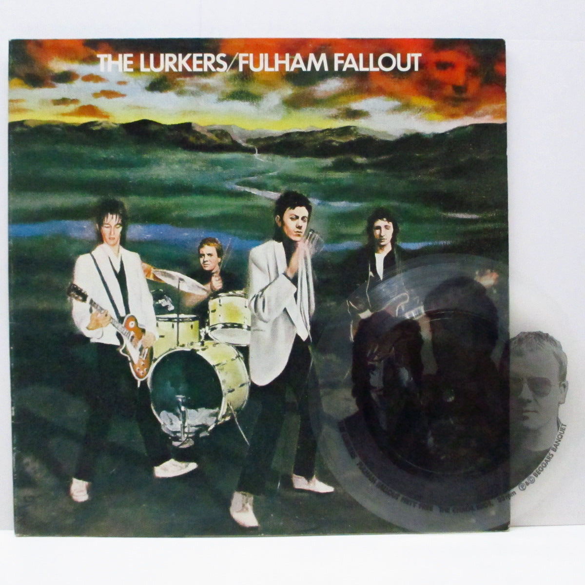 LURKERS, THE (ザ ・ラーカーズ) - Fulham Fallout (UK オリジナル LP+フレキシ/見開ジャケ) 初回15,000枚限定片面ピクチャーフレキシ付 !