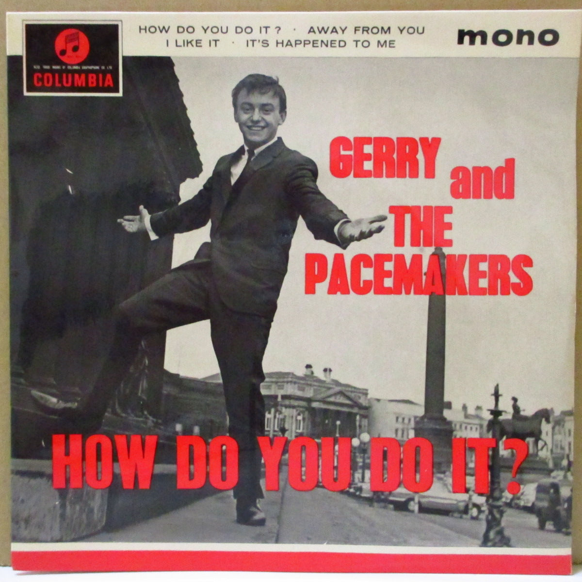 GERRY AND THE PACEMAKERS (ジェリー&ザ・ペースメーカーズ) - How Do You Do It ? (UK '63 オリジナル4曲入り「ラウンドセンター」モノラル 7インチEP+表面コーティング折り返しジャケ)