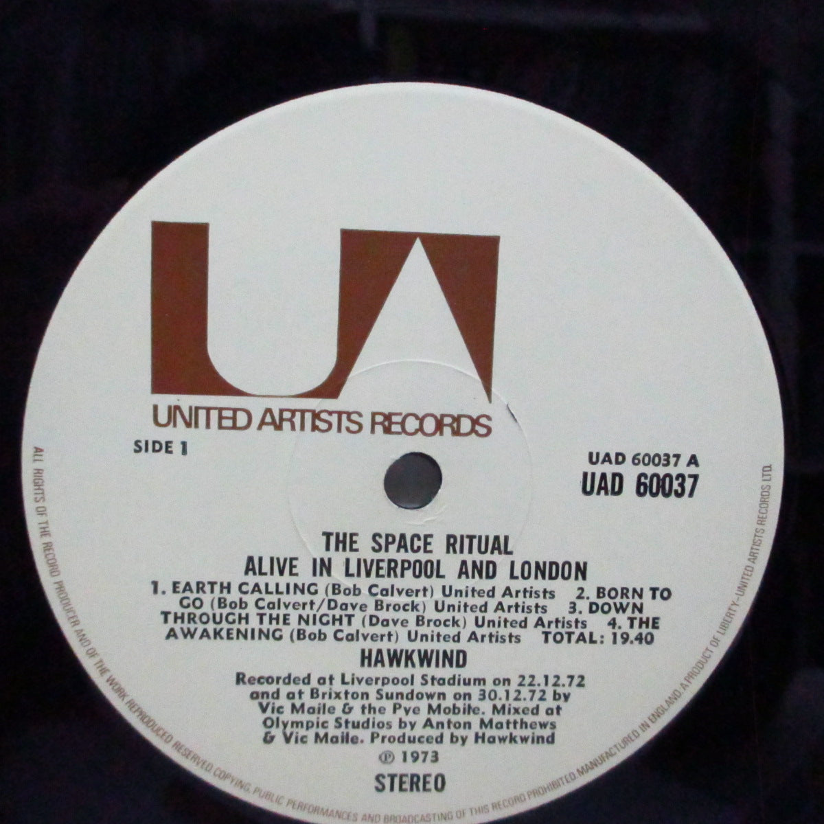 HAWKWIND (ホークウィンド) - Space Ritual (UK オリジナル 2xLP+インナー/6面折畳ジャケ)
