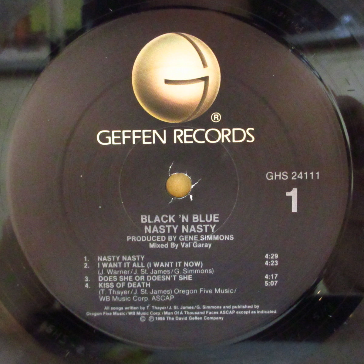 BLACK 'N BLUE (ブラック・アンド・ブルー) - Nasty Nasty (US オリジナル LP) '86年3rdアルバム
