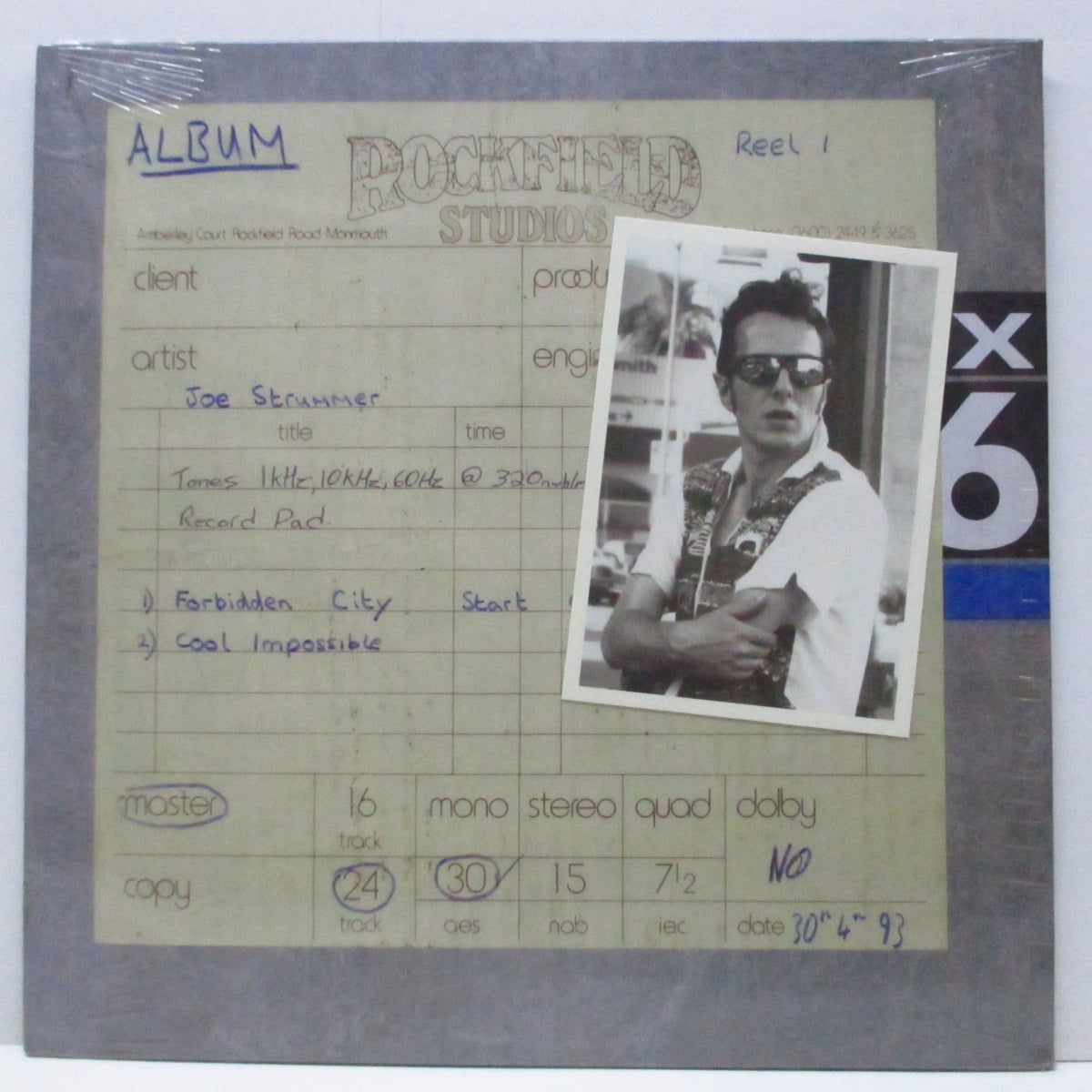 JOE STRUMMER (ジョー・ストラマー) - Forbidden City : Demo (Worldwide「RSD 2019」3,000枚限定 180g 12"/ 「廃盤 New」 ) '93年の未発表音トラック!