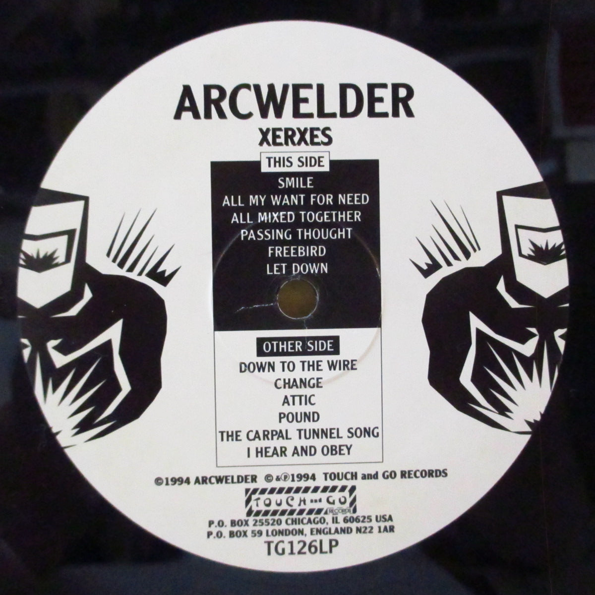 ARCWELDER (アークウェルダー) - Xerxes (US オリジナル LP+インサート) 米オルタナ/インディロック'94年4thアルバム